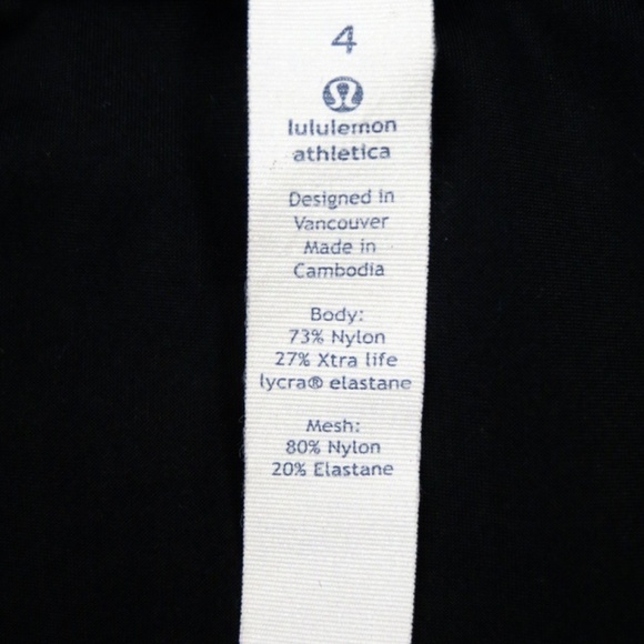 NEW! Lululemon Sole Training Short Sleeve Shirt Black SZ 4 - Picture 16 of 16